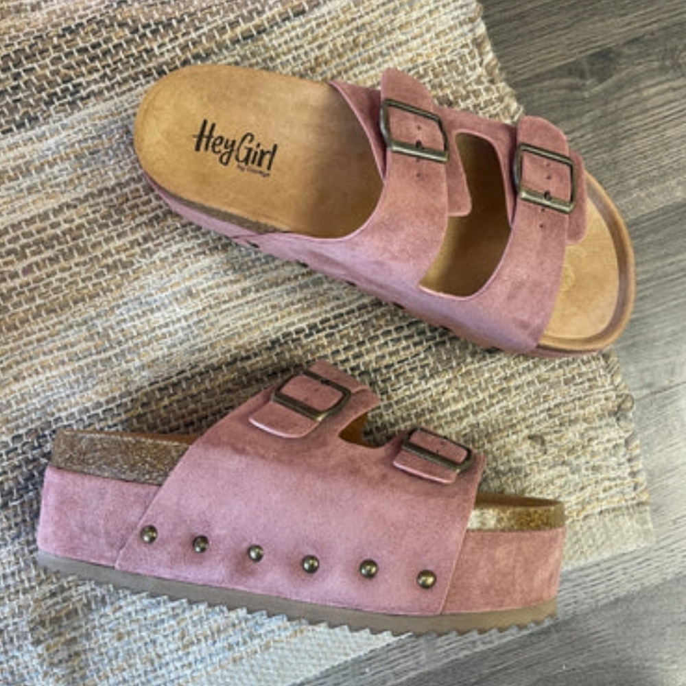 Brand New Corkys Pink Platform Sandals